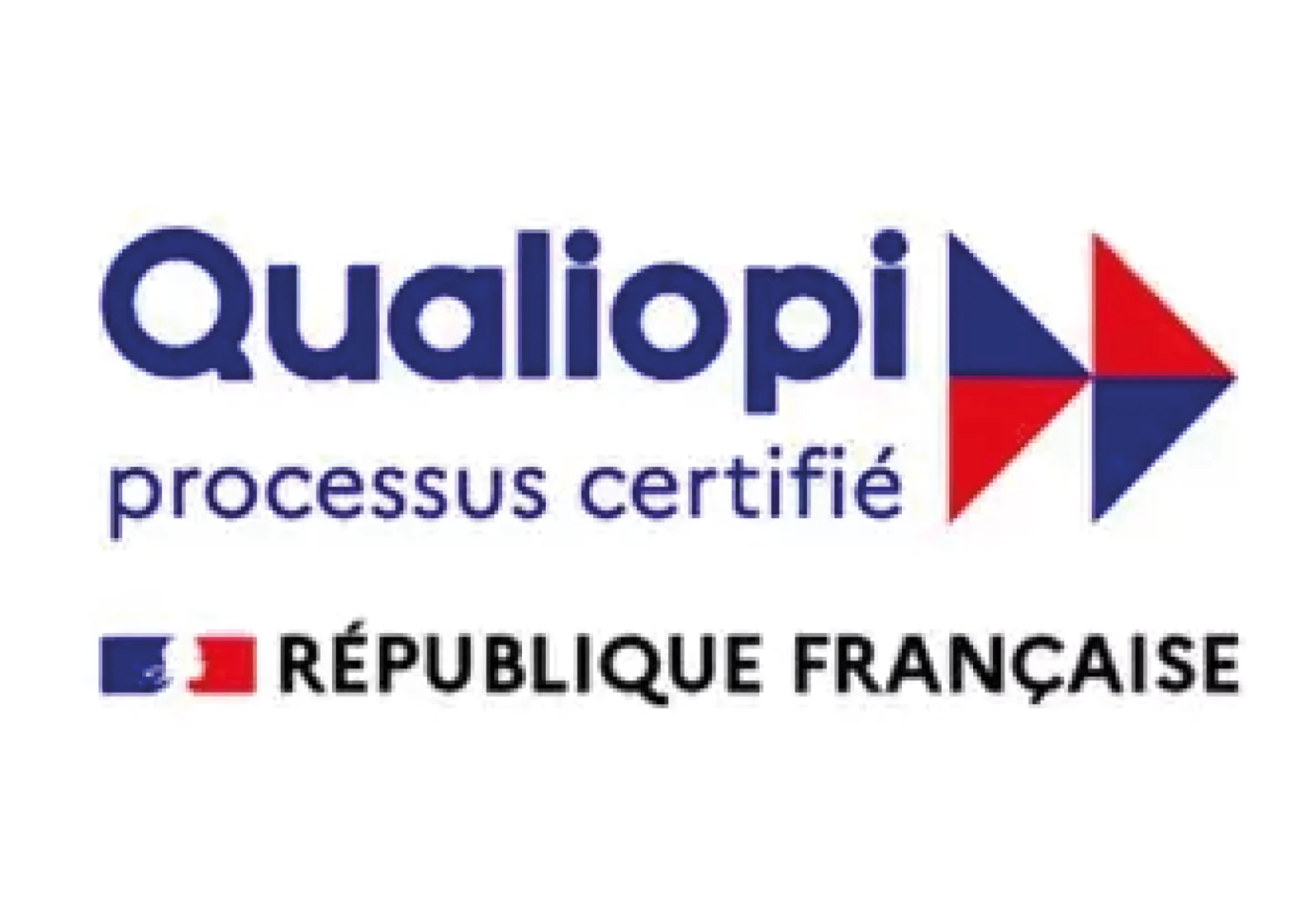Logo Qualiopi atteste de la qualité du processus mis en œuvre par les prestataires d’actions .